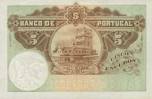 Portugal, 5 Escudo, P114