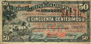 Uruguay, 50 Centesimo, P2b