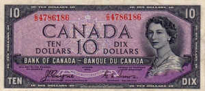 Canada, 10 Dollar, P69a, BC-32a