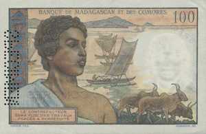 Comoros, 100 Franc, P3s