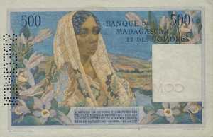 Comoros, 500 Franc, P4as