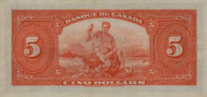 Canada, Cinq Dollar, P43, BC-6
