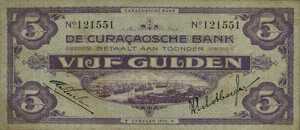 Curaçao, 5 Gulden, P8
