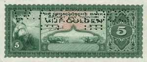 Curaçao, 5 Gulden, P25s1