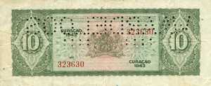 Curaçao, 10 Gulden, P26s1