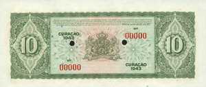 Curaçao, 10 Gulden, P26s2