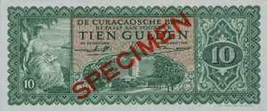 Curaçao, 10 Gulden, P30s