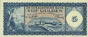 Curaçao, 5 Gulden, P51