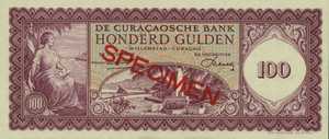 Curaçao, 100 Gulden, P55s