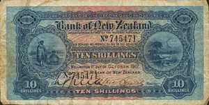New Zealand, 10 Shilling, S223a