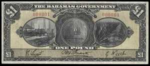 Bahamas, 1 Pound, P4a, B104a