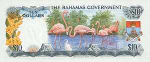 Bahamas, 10 Dollar, P22a