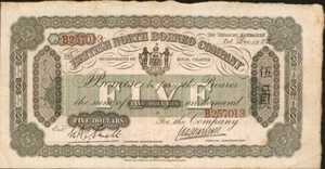 British North Borneo, 5 Dollar, P0004b