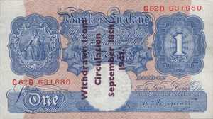 Great Britain, 1 Pound, P367b