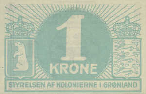 Greenland, 1 Krone, P13d