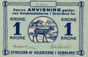 Greenland, 1 Krone, P13d