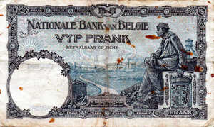 Belgium, 5 Franc, P97a