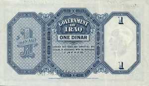 Iraq, 1 Dinar, P9s