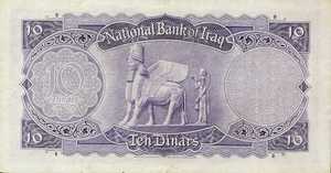 Iraq, 10 Dinar, P31