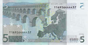 European Union, 5 Euro, P8t