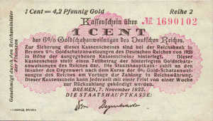 Germany, 1 Cent, B082c