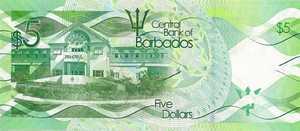 Barbados, 5 Dollar, P74