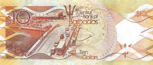 Barbados, 10 Dollar, P75