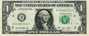 United States, The, 1 Dollar, PNew