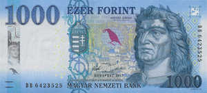 Hungary, 1,000 Forint, PNew