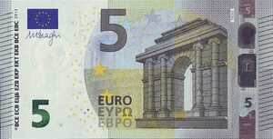 European Union, 5 Euro, P20New, B108t3