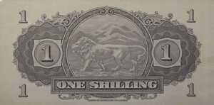 East Africa, 1 Shilling, P27p