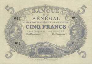 Senegal, 5 Franc, A1
