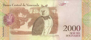 Venezuela, 2,000 Bolivar, P96New, B366b