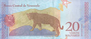 Venezuela, 20 Bolivar, P104New, B374a