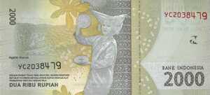 Indonesia, 2,000 Rupiah, P155b