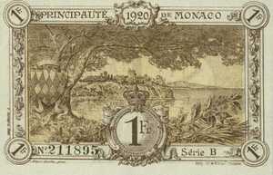 Monaco, 1 Franc, P4b