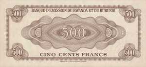 Burundi, 500 Franc, P6
