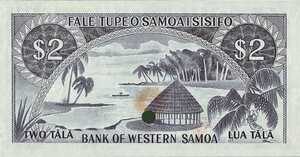 Western Samoa, 2 Tala, P17s