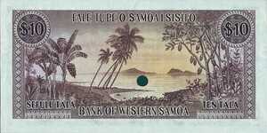 Western Samoa, 10 Tala, P18s