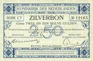 Netherlands, 2.50 Gulden, P7