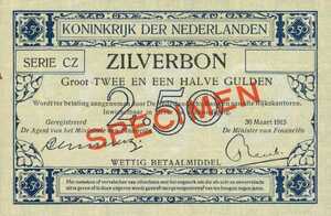 Netherlands, 2.50 Gulden, P7s
