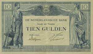 Netherlands, 10 Gulden, P35