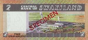 Swaziland, 2 Lilangeni, P8as