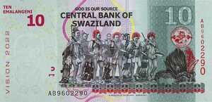 Swaziland, 10 Lilangeni, P41