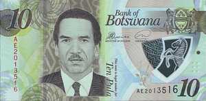 Botswana, 10 Pula, P35