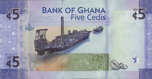 Ghana, 5 Cedi, P43