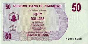 Zimbabwe, 50 Dollar, P41r