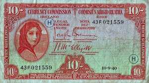 Ireland, Republic, 10 Shilling, P1c, B114b