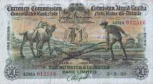 Ireland, Republic, 1 Pound, P20b, B108Mb