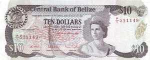 Belize, 10 Dollar, P48a